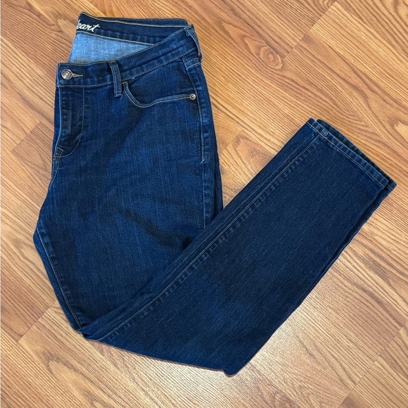 Old Navy Denim - Old Navy Dark Blue Sweetheart Straight  Leg Jeans